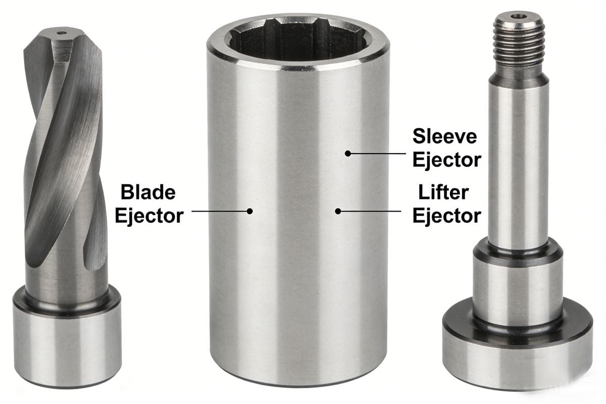 Blade vs Sleeve vs Lifter Ejectors Types of Ejectors