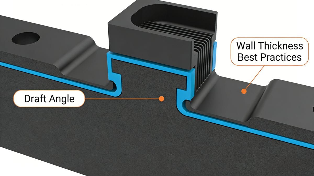 draft angle & wall thickness guidelines for injection molded parts1