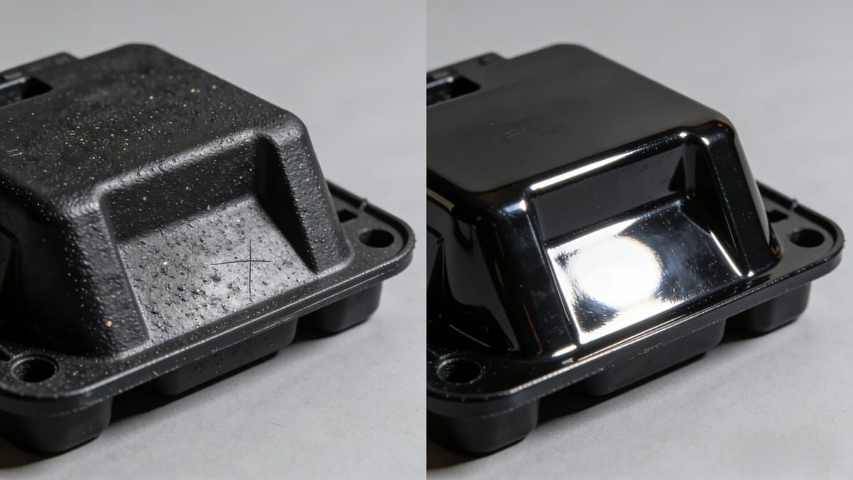 how to improve injection molded product gloss