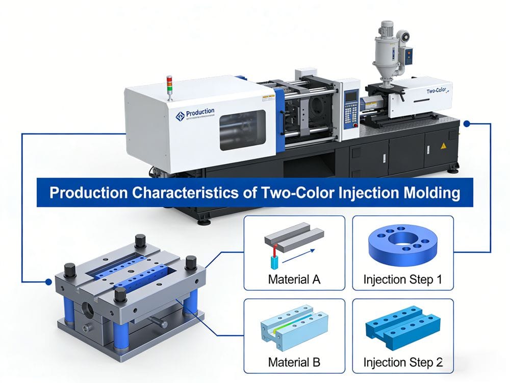 Production Characteristics of Two-Color Injection Molding alt met trefwoorden