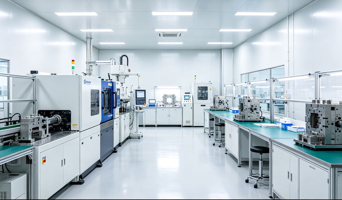 Medical devices manufactured in a cleanroom environment
