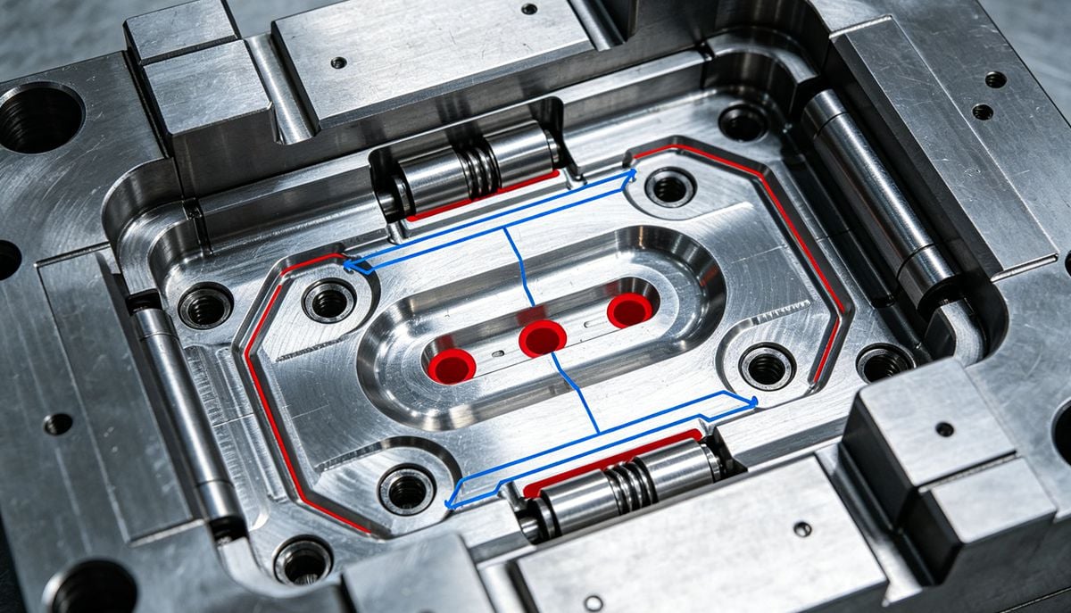  Injection mold venting design to prevent air traps.