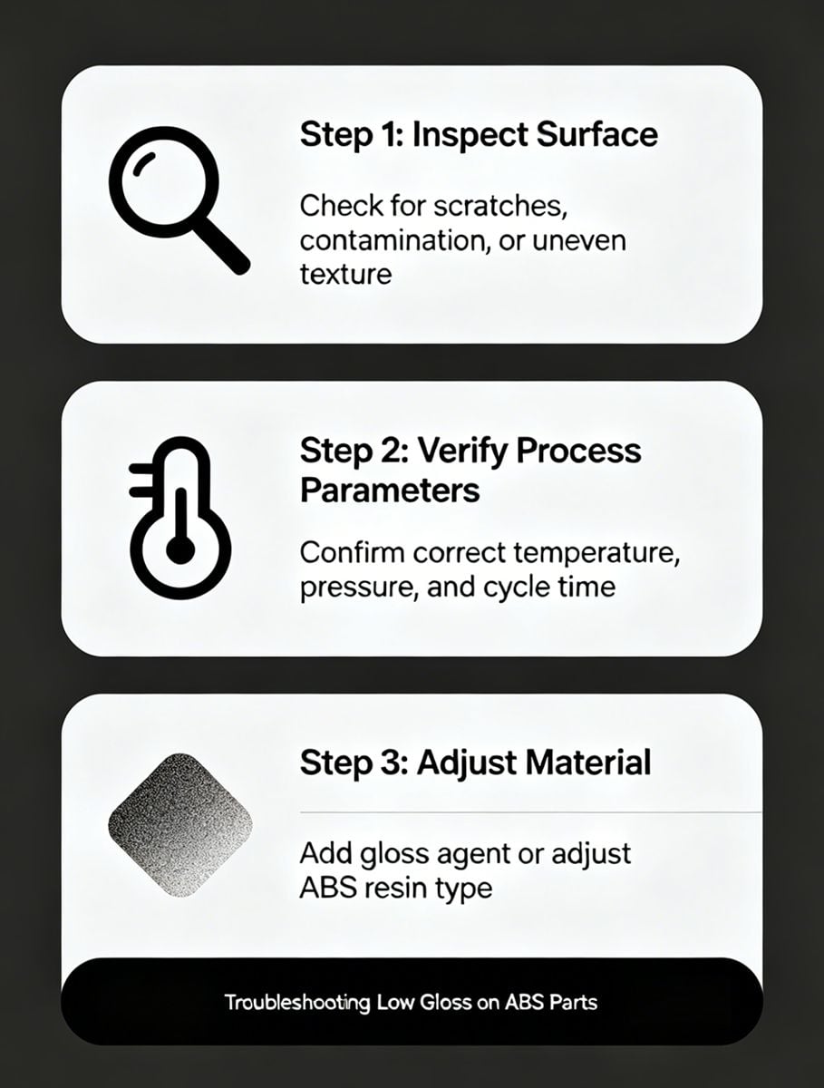 Why is My ABS Injection Part Dull? Troubleshooting Low Gloss