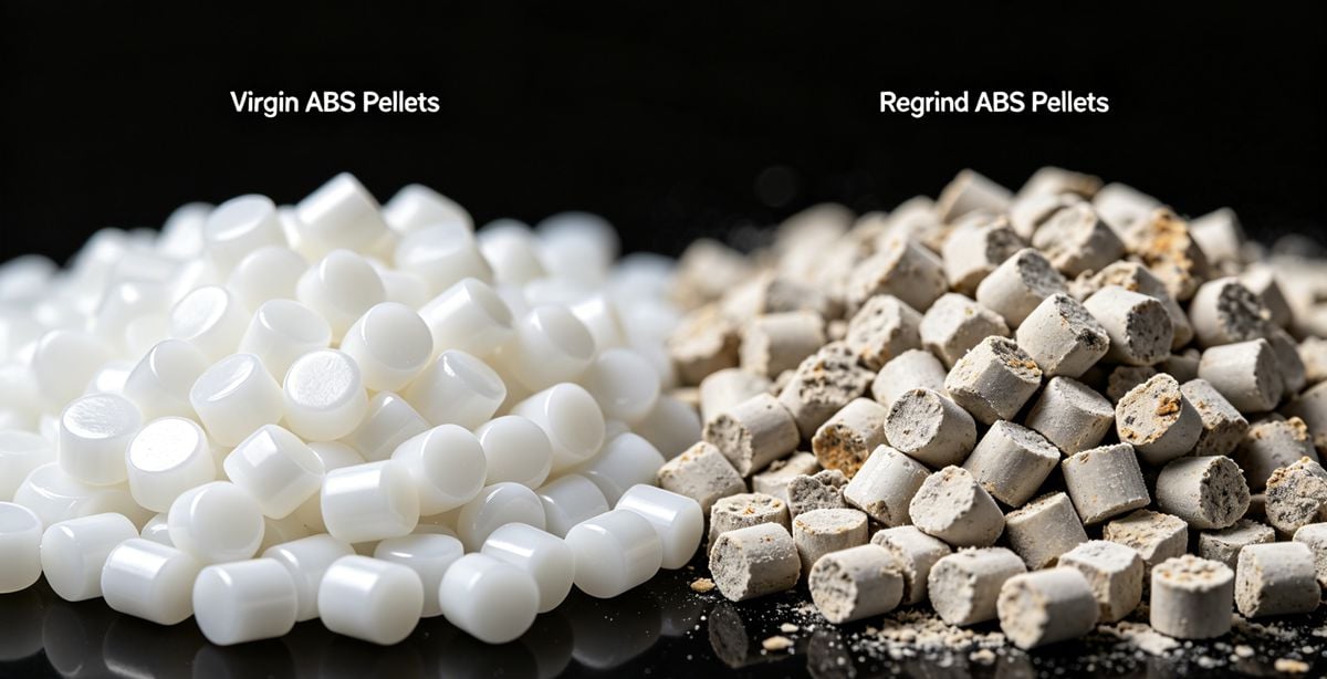 Quality of ABS raw material affecting injection molding gloss.