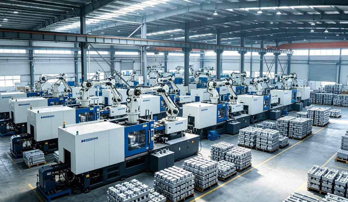 Aluminum die casting mold and parts