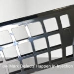flow mark defects in injection molding