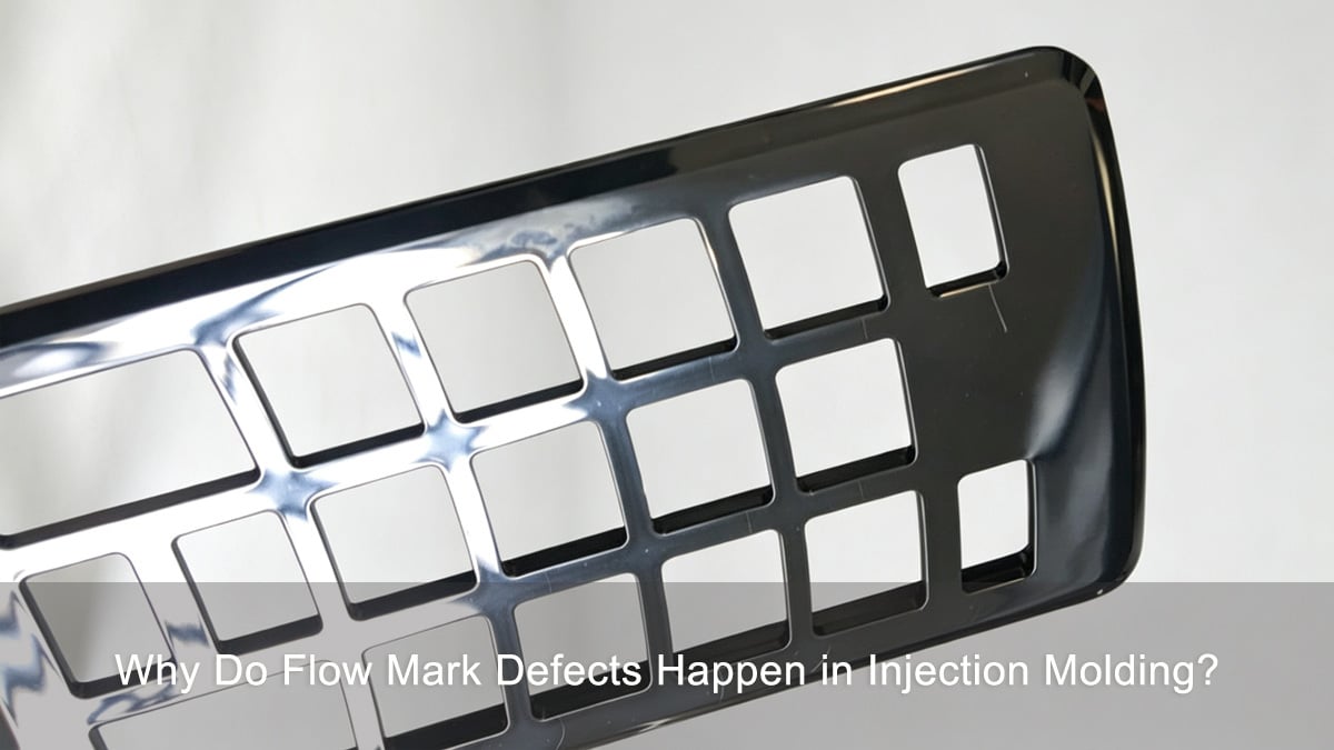 flow mark defect injection molding