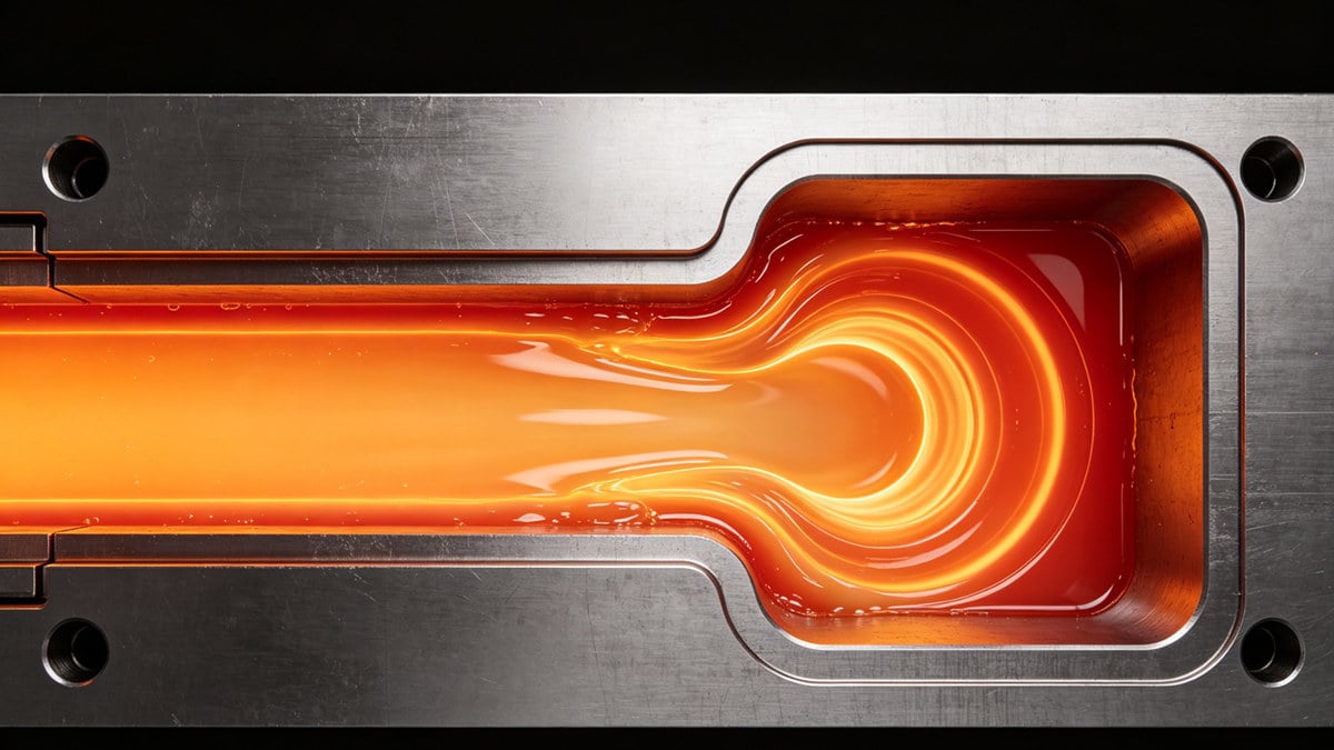 how flow marks form injection molding