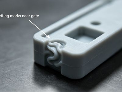 how to fix nozzle drool jetting in injection molding