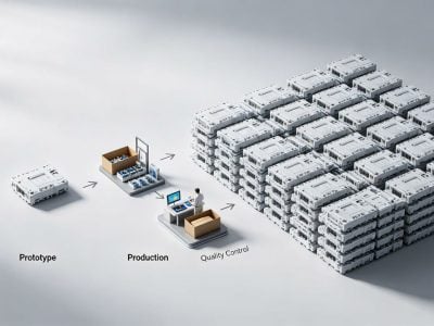 injection molding prototype to production process